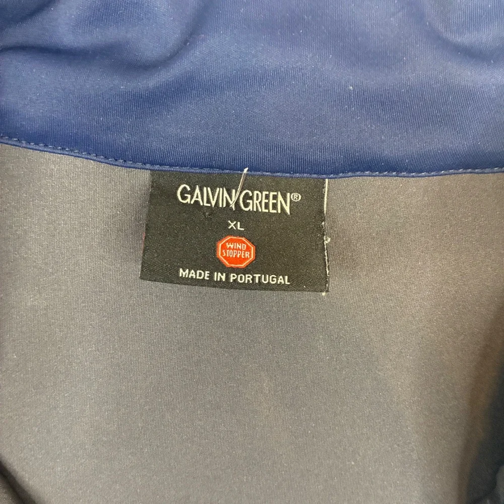Galvin Green Windstopper Soft Shell Men XL Blue Navy Quarter Zip Golf Pullover